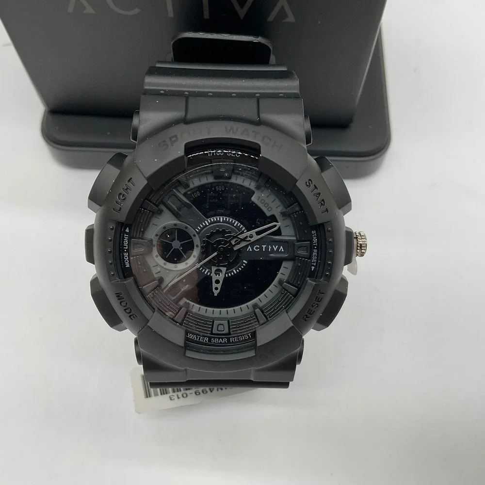 Activa Pixel X Invicta Digital Unisex Watch 50mm Black Sport ACW499-013 NEW